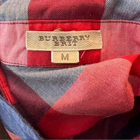 AUTHENTIC BURBERRY Brit Plaid Button-down Shirt - Picture 2 of 7